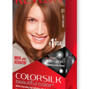 Revlon Colorsilk Hair Colour Light Brown (#51)