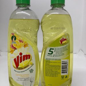 Vim DishWash Liquid 400 ml - Caring Lemon