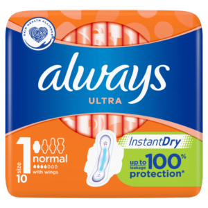 Always Ultra Normal Size 1 - 10 Pads