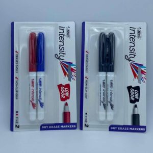 BIC Intensity Dry Erase Markers (Display 3 Colours Assorted)