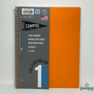 Campus Collection 90 Sheets Notebook - Orange