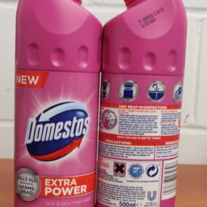DOMESTOS BLEACH (VIETNAM) 500ML X 24 PINK POWER