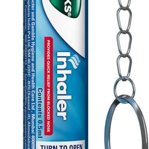 Vicks Inhaler for Nasal Congestion Cold Allergy Blocked Nose Fast Relief