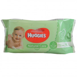 Huggies Baby Wipes for Natural Care with With Aloe Vera (Green)