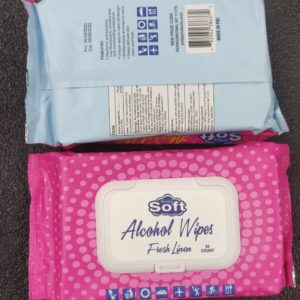 Simply Soft 56 Count Wipes Alcohol 75%