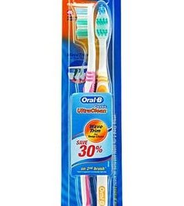 Oral-B Classic Ultra Clean Medium Toothbrush 40M 2 Pack Save 30% On 2ND Brush