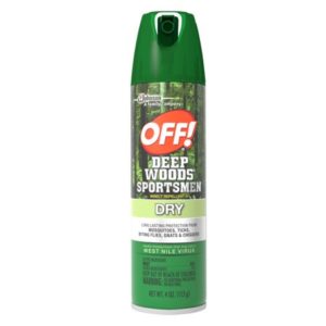 Off Deep Woods Sports Man Insect Repellent Dry IV Spray 113 g