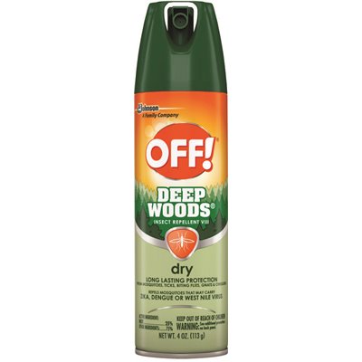 Off Deep Woods Sports Man Insect Repellent VIII Dry Spray 113 g