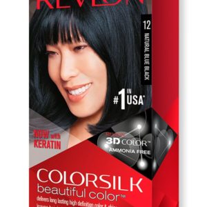 Revlon Colorsilk Beautiful Color, Natural Blue Black (#12)