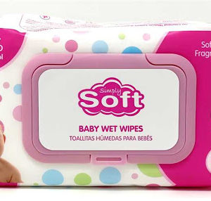 Simply Soft Baby Wet Wipes Pink