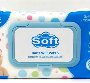 Simply Soft Baby Wet Wipes Blue