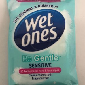 Wet Ones Anti-Bacterial Wipes 15 Count Sensitive