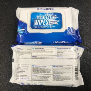 Mediplus Disinfecting Wipes 60 Count