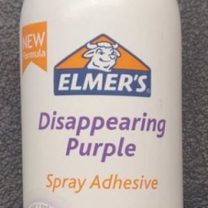 SPRAY GLUE 8oz-ELMRS DISAPPR.PURPLE