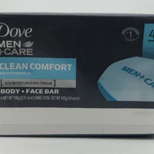 Dove Men+Care Clean Comfort Soap 4 Pack 400 g