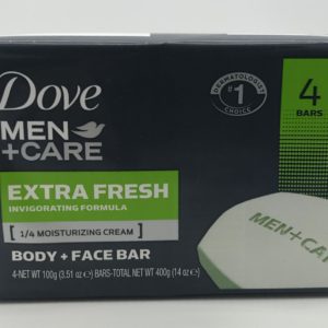Dove Men+Care Extra Fresh Soap 4 Pack 400 g