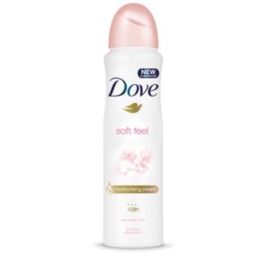 Dove Soft Feel Body Deodrant Spray 150ml