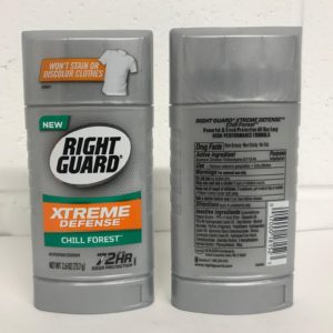 Right Guard Xtreme Defense Chill Forest Deo Stick 2.6 Oz (73.7 gms)