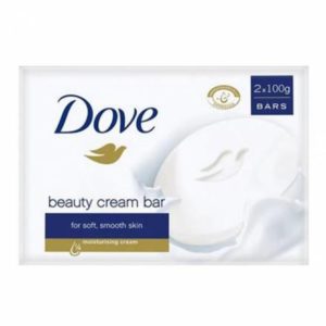 DOVE WHITE 2PK BEAUTY BAR 2X100G