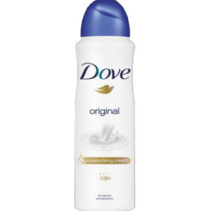 DOVE DEODRANT 150 ML ORIGINAL CP12..