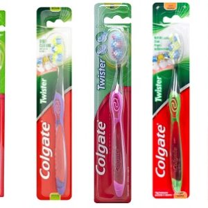 Colgate Twister Soft Toothbrush (Assorted Colors)