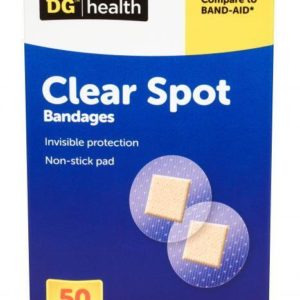 DG Health Clear Spot 50 count Adhesive Bandages