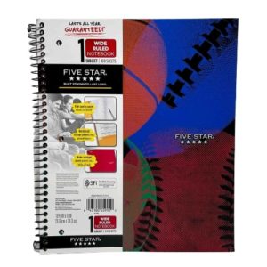 Mead Five Star 100 Sheets Wide Ruled Note Book