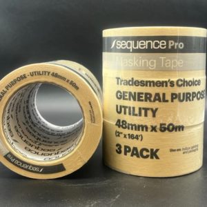 Sequence Pro Blue 4 Pack Masking Tape - 48mm x 50m