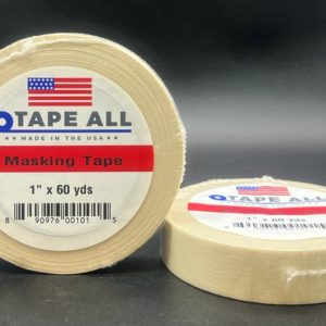 Tape All White Masking Tape - 1\" x 60 yds