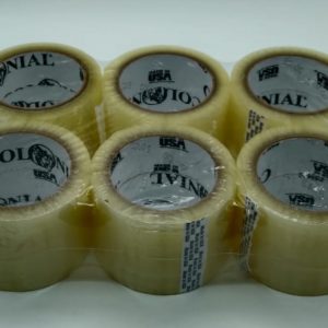 Tape All Clear Packing Tape inked Core - 3in x 110 yds - 6 Pack - Price Per Tape