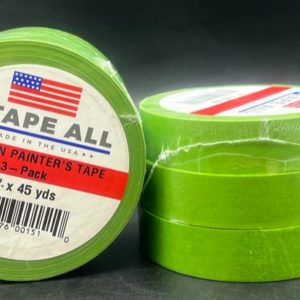 Tape All Green Painters Tape - 1\" x 45 yds - 3 Pack